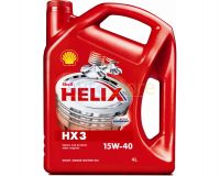 SHELL Helix HX3 минер. 15W40 4л (мотор. масло)